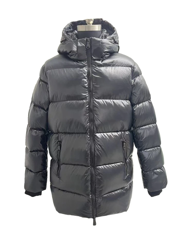 Men's Down Jacket With Shiny Shell